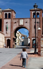 Entrance gate, Comares, Andalucia