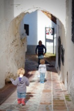 Following the footsteps walk, Comares, Andalucia