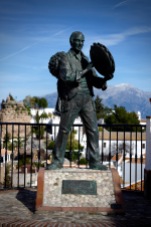Music Man Statue, Comares, Andalucia
