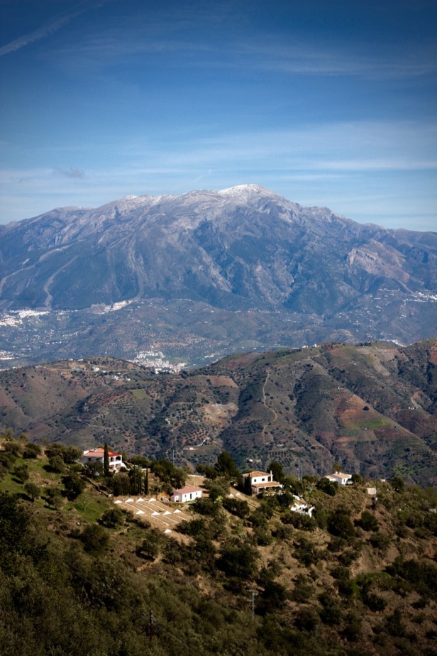 Views of the mountains from Comares, Andalucia